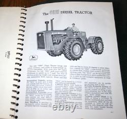 1962 John Deere Dealers Sales Catalog 8010 thru 1010 Tractors New Generation