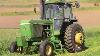 John Deere 4440 Tractor Mowing Hay