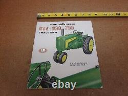 John Deere 530 630 730 tractor sales brochure farm 28 pg A-1065-58-8 ORIGINAL