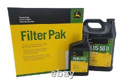 John Deere Original Equipment Filter Pak with Oil Kit LVA21128A