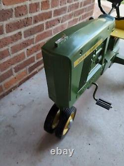 Vintage John Deere 10 Pedal Tractor 3 hole eska Restored