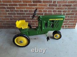 Vintage John Deere 10 Pedal Tractor 3 hole eska Restored