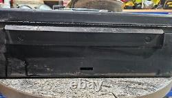 Vintage Original John Deere Tractor Tool Box Toolbox Black Metal 4020 4440 3020