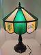 Vintage Original John Deere Trade Marks Tiffany Style Table Lamp Works