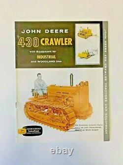 Brochure d'origine du John Deere 430 Crawler
