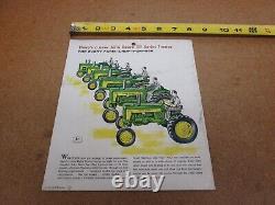 Brochure de vente de tracteurs John Deere 530 630 730 ferme 28 pg A-1065-58-8 ORIGINAL