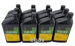 Équipement d'origine John Deere (PACK DE 12) 32 oz. Plus-50 SAE 15W-40 TY26674